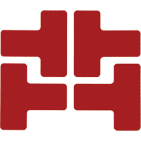 Floor Corner Marks, T, 5" L x 2" W, Red, Polyester NRZ Safety Inc.