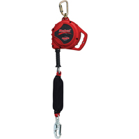 Rebel Self Retracting Lifeline for Leading Edge, 20', Galvanized Steel, Swivel NRZ Safety Inc.