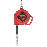 Rebel Self Retracting Lifeline, 50', Stainless Steel, Swivel NRZ Safety Inc.