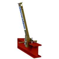 SecuraSpan I-Beam HLL Stanchion with Base NRZ Safety Inc.