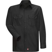 Long Sleeve Ripstop Shirt, Men's, 3X-Large, Black NRZ Safety Inc.