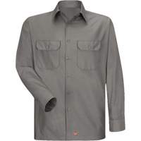 Long Sleeve Ripstop Shirt, Men's, 3X-Large, Grey NRZ Safety Inc.