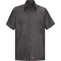 Short Sleeve Ripstop Shirt, Men's, 3X-Large, Charcoal NRZ Safety Inc.