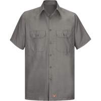 Short Sleeve Ripstop Shirt, Men's, 3X-Large, Grey NRZ Safety Inc.