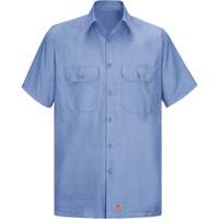 Short Sleeve Ripstop Shirt, Men's, 3X-Large, Blue NRZ Safety Inc.