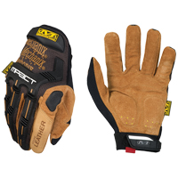 M-Pact&reg; Gloves, Small, Grain Leather Palm, Hook & Loop Cuff NRZ Safety Inc.
