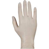 Gants jetables de calibre examen m&eacute;dical KeepKleen, Grand, Latex, 5 mils, Sans poudre, Blanc, Classe 2 NRZ Safety Inc.