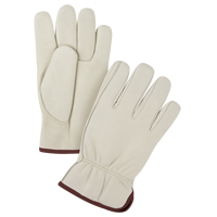 Gants de conducteur de premi&egrave;re qualit&eacute;, Grand, Paume en Cuir fleur de vache NRZ Safety Inc.