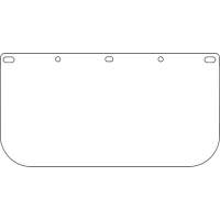 Visi&egrave;re pour &eacute;cran facial Dynamic, PETG, Teinte Transparent NRZ Safety Inc.