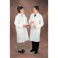 Lab Coats, Poly-Cotton, Small, White NRZ Safety Inc.