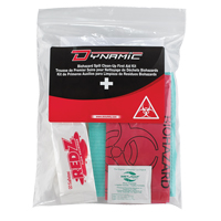 Trousse de premiers soins pour nettoyage de biorisques Dynamic, Dispositif m&eacute;dical Classe 1, Sac en plastique refermable NRZ Safety Inc.