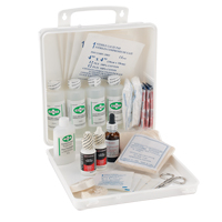 Trousse de premiers soins des brûlures pour soudeurs Dynamic, Dispositif m&eacute;dical Classe 1, Boîte en plastique NRZ Safety Inc.