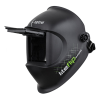 Masque de soudage Liteflip Autopilot, 3,94" lo x 1,97" la Champ de vision, Teinte 1/5/5 - 14, Noir NRZ Safety Inc.
