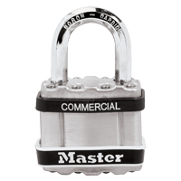 Laminated Padlock, Silver, Keyed Different, Laminated Steel, 1-3/4" Width NRZ Safety Inc.