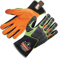 Gants &agrave; dos absorbeur d'impacts ProFlex 925F(X), Petit, Paume en Cuir refendu, Poignet &agrave; enfiler NRZ Safety Inc.