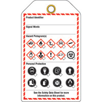 Workplace Tags, Cardstock, 3-3/8" W x 5-3/4" H, English NRZ Safety Inc.