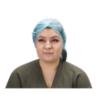 Bonnet bouffant pliss&eacute;, Polypropyl&egrave;ne, 21", Bleu NRZ Safety Inc.