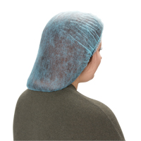Bonnet bouffant pliss&eacute;, Polypropyl&egrave;ne, 21", Bleu NRZ Safety Inc.