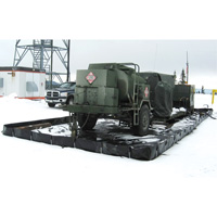 Barres L-Rod Insta-Berm, Capacit&eacute; 748 gal. US, 10' la x 10' lo x 12" h, Support en L NRZ Safety Inc.
