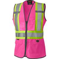 139PK Veste de s&eacute;curit&eacute; pour femme, Rose, T-petit, Polyester NRZ Safety Inc.