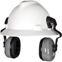 Serre-t&ecirc;te avec contr&ocirc;le du son SH pour les casques de s&eacute;curit&eacute; &agrave; bordure compl&egrave;te, Fixation pour casque, 25 NRR dB NRZ Safety Inc.