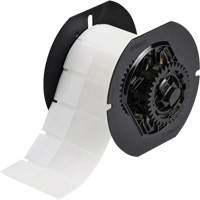 &eacute;tiquette autoplastifi&eacute;es pour fils et c&acirc;bles, Vinyle, 1" lo x 2,6" h, Incolore/blanc NRZ Safety Inc.