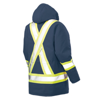 Safety Parka, Navy Blue, Large NRZ Safety Inc.
