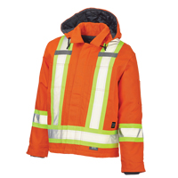 Safety Jacket, High Visibility Orange, Large NRZ Safety Inc.