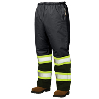 Lined Pull-On Safety Pant, Polyester, Large, Black NRZ Safety Inc.