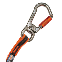 Squids&reg; 3109F(x) Double-Locking Tool Lanyard with Swivel, Bungee, Carabiner/Loop NRZ Safety Inc.