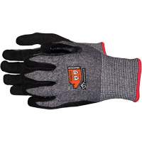 Composite-Knit Cut-Resistant Gloves, Size 6/X-Small, 13 Gauge, Foam Nitrile Coated, Stainless Steel/HPPE/TenActiv Shell, ASTM ANSI Level A7 NRZ Safety Inc.