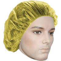 Bouffant Caps, Polypropylene, 24", Yellow NRZ Safety Inc.