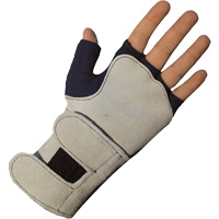 Anti-Impact Glove with Wrist Support, Cotton, Left Hand, X-Small NRZ Safety Inc.