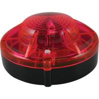 Balise stroboscopique rouge magn&eacute;tique, Plastique NRZ Safety Inc.