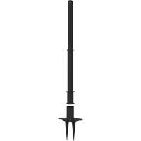 PLUS Barrier Post, 42" High, Black NRZ Safety Inc.