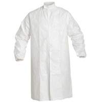 Lab Coat, Tyvek&reg; IsoClean&reg;, White, Small NRZ Safety Inc.
