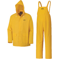 577 3-Piece Rain Suit, Polyester/PVC, 5X-Large, Yellow NRZ Safety Inc.