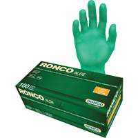 Disposable Gloves with Aloe, X-Large, Vinyl, 5-mil, Powder-Free, Green NRZ Safety Inc.