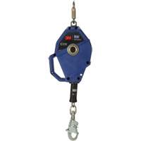 Cordage de s&eacute;curit&eacute; autor&eacute;tractable avec verrouillage intelligent, 30', Acier inoxydable, Pivotant NRZ Safety Inc.