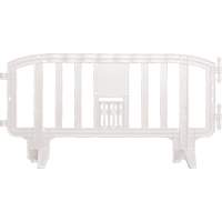 Movit Barricade, Interlocking, 78" L x 39" H, White NRZ Safety Inc.