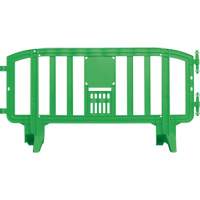 Movit Barricade, Interlocking, 78" L x 39" H, Green NRZ Safety Inc.