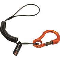 Squids&reg; 3156 Tool Lanyard, Coil, Carabiner/Loop NRZ Safety Inc.