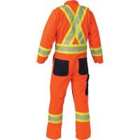 Ripstop Coveralls, Small, High Visibility Orange NRZ Safety Inc.