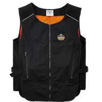 Chill-Its&reg; 6260 Lightweight Phase Change Cooling Vest with Packs, Small/Medium, Black NRZ Safety Inc.