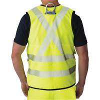 Ripstop Surveyor's Vest, High Visibility Lime-Yellow, Small, Polyester NRZ Safety Inc.