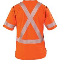 Polartec&reg; Power Grid&reg; High Visibility Short Sleeved T-Shirt, Polyester, Small, Orange NRZ Safety Inc.