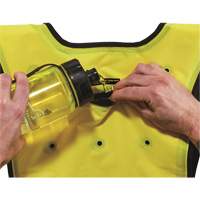 Veste refroidissante &agrave; &eacute;vaporation s&egrave;che &eacute;conomique Chill-Its 6687, Petit/Moyen, Jaune lime haute visibilit&eacute; NRZ Safety Inc.