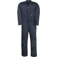 Industrial Work Coveralls, Men's, Navy Blue, Size 36 NRZ Safety Inc.