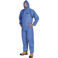2075 Flame-Resistant SMS Disposable Coveralls, Size Small, Blue NRZ Safety Inc.