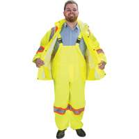 RZ1000 Rain Suit, Polyester, Small, High Visibility Lime-Yellow NRZ Safety Inc.